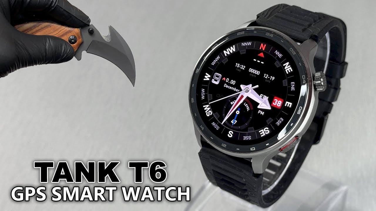 Tank T6 GPS Sport SmartWatch Unboxing & Review - Aesthetic ASMR