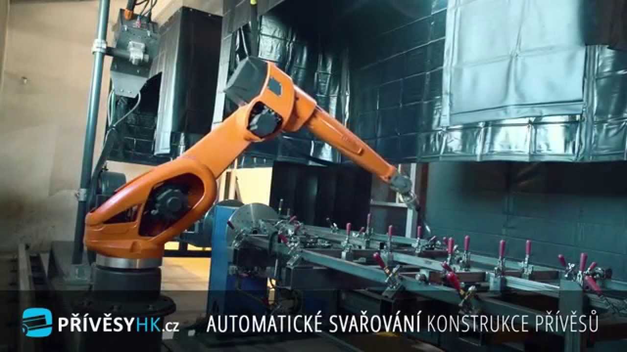 PřívěsyHK - svařovací robot v akci