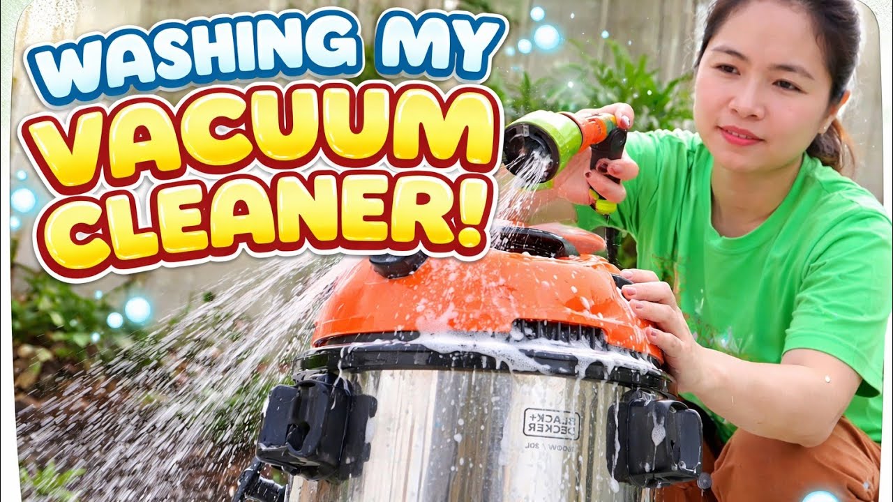 Today I will show u how to wash Vacuum cleaner🪠🧼🚿