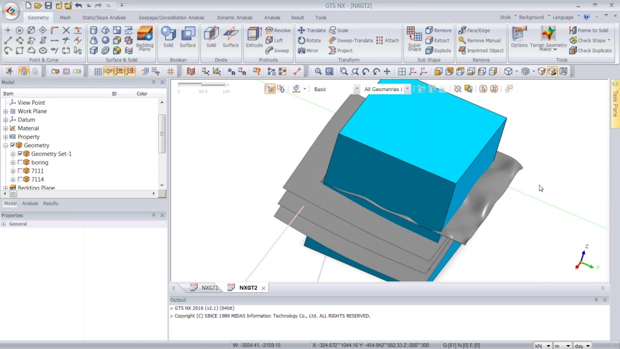 GTS NX Interfaces AutoCAD – MIDAS GEN for Tunnel–Soil–Pile Interaction Analysis