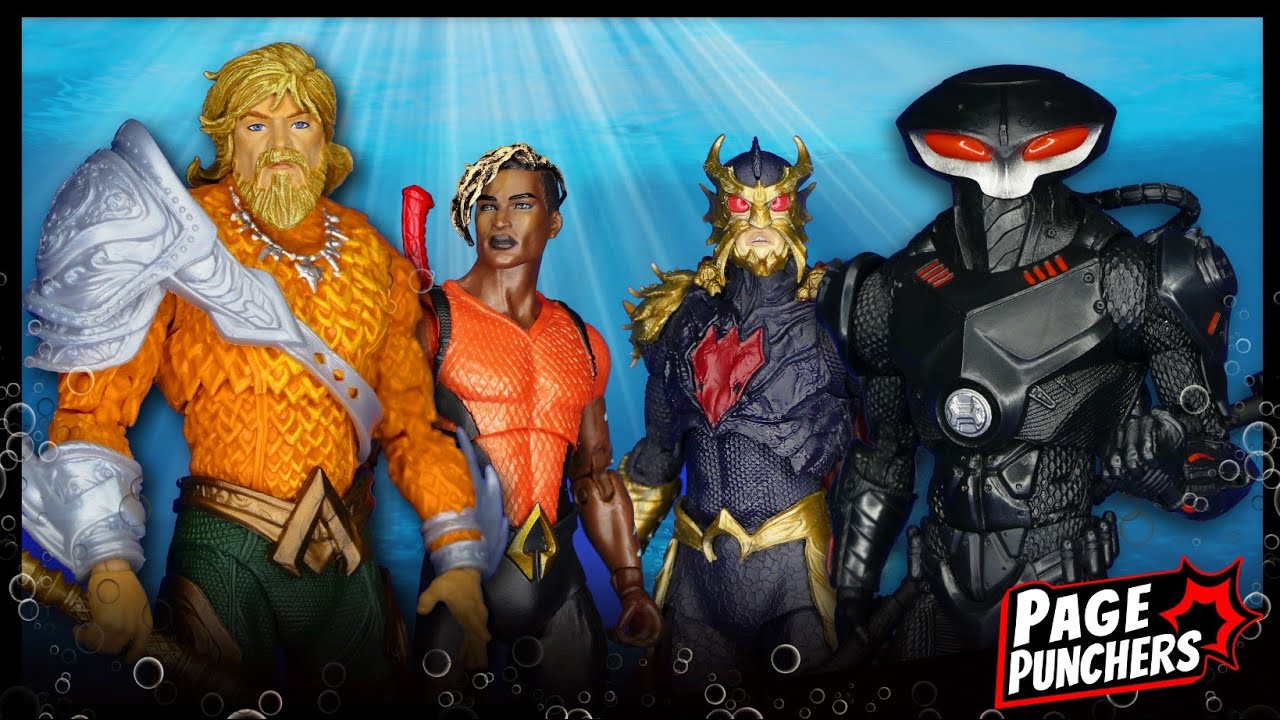 McFarlane Toys DC DIRECT Page Punchers Aquaman, Black Manta, Aqualad, Ocean Master Honest Review
