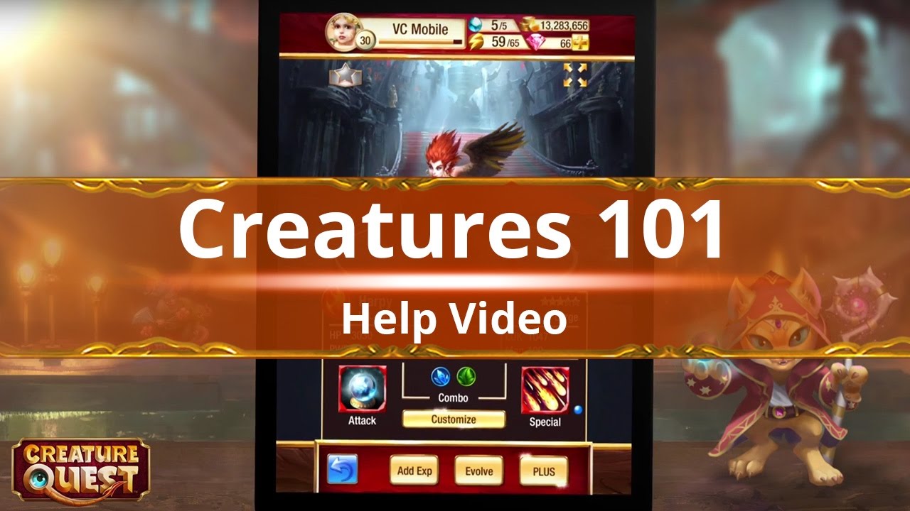 Creature Quest - CREATURES 101 Help Video
