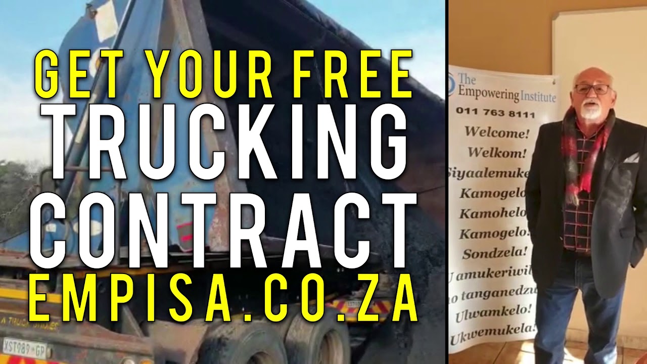 Get Your Free 5 Year Trucking Contract Worth R250 000