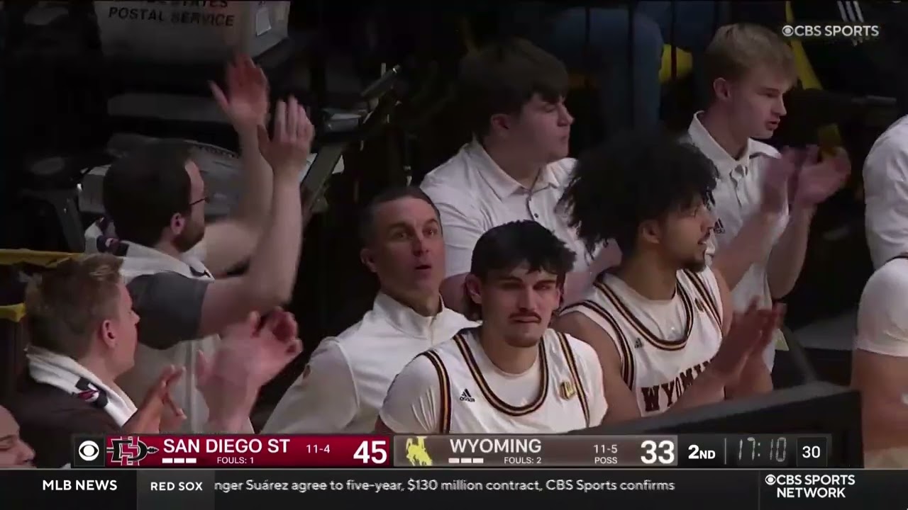 HIGHLIGHTS: San Diego State at Wyoming Men's Basketball 1/14/26