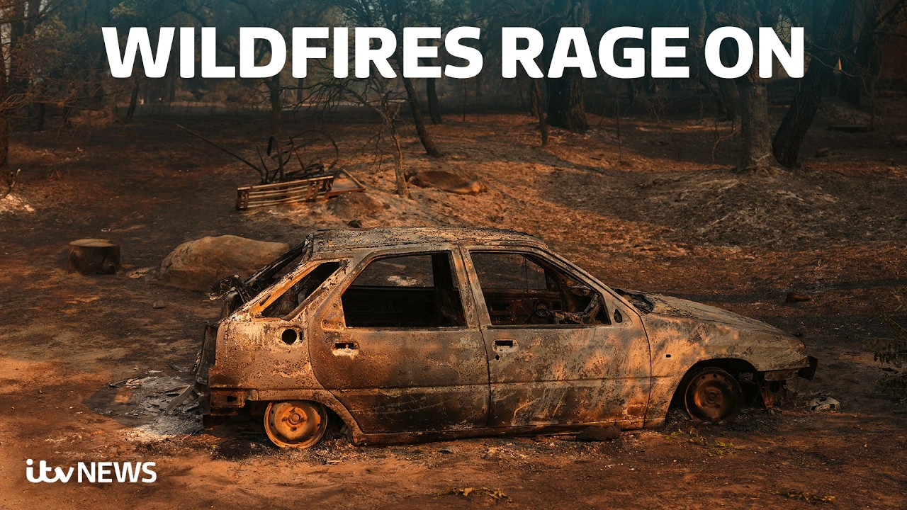 Inside the towns scorched by wildfires in France and Spain