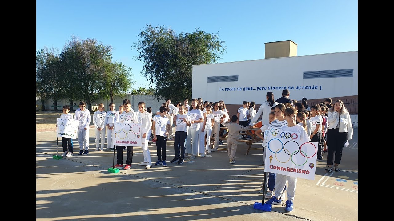 CEREMONIA INAUGURAL DE LA I OLIMPIADA INCLUSIVA EN EL CEIP FRANCISCO ALCALÁ - CURSO 24/5