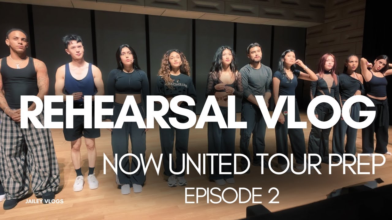 Подготовка к туру NOW UNITED. Эпизод 2. За кулисами репетиций 👀 | Бейли Мэй и Дженни в Гонконге