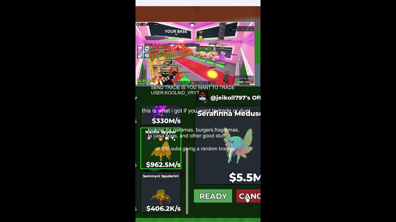 IM BACK DUELING AND TRADING AND STEAL A BRAINROT (MOST TRUSTED STREAMER)