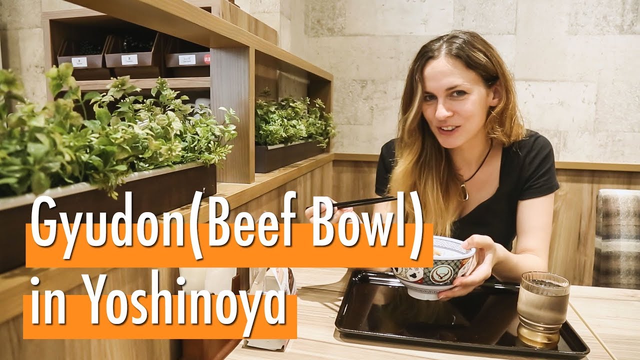 Try Gyudon at Yoshinoya!