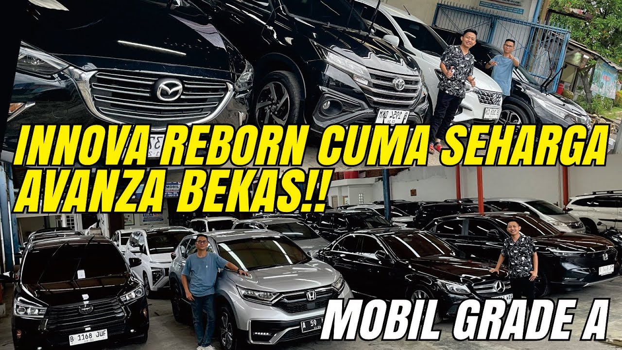 INNOVA REBORN SEHARGA AVANZA BEKAS! BANYAK DIESEL GRADE A PULUHAN UNIT TANPA PR DI TIRA AUTO