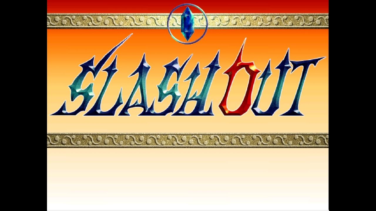 Slashout [スラッシュアウト] (Arcade) Kamui 1cc clear (No continues) Normal Difficulty/Normal Route