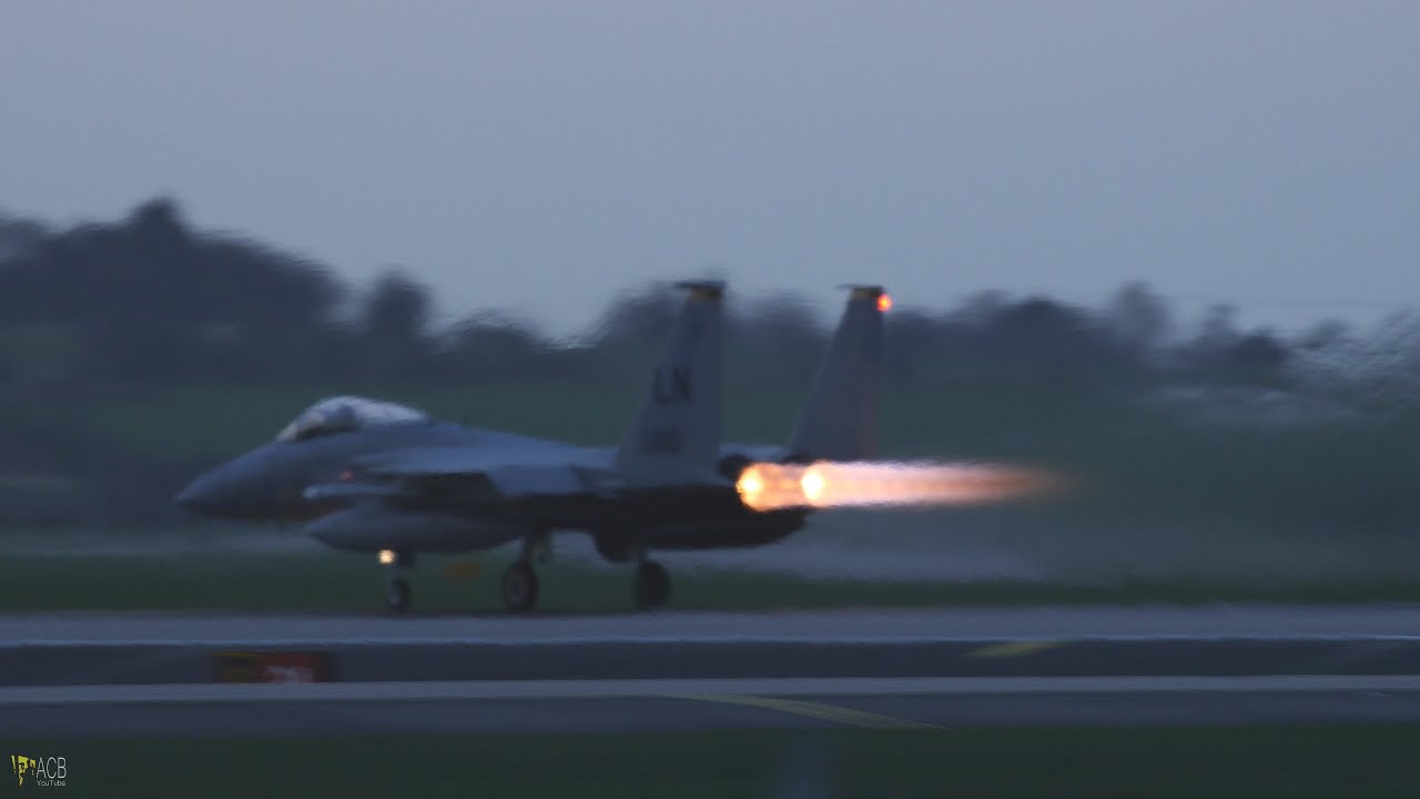 F-15C Action: Lakenheath at dawn