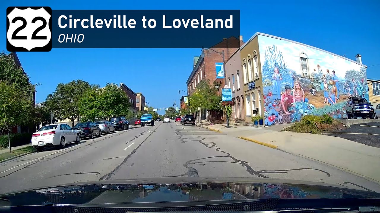US Route 22 - Circleville to Loveland, Ohio (Greater Cincinnati)