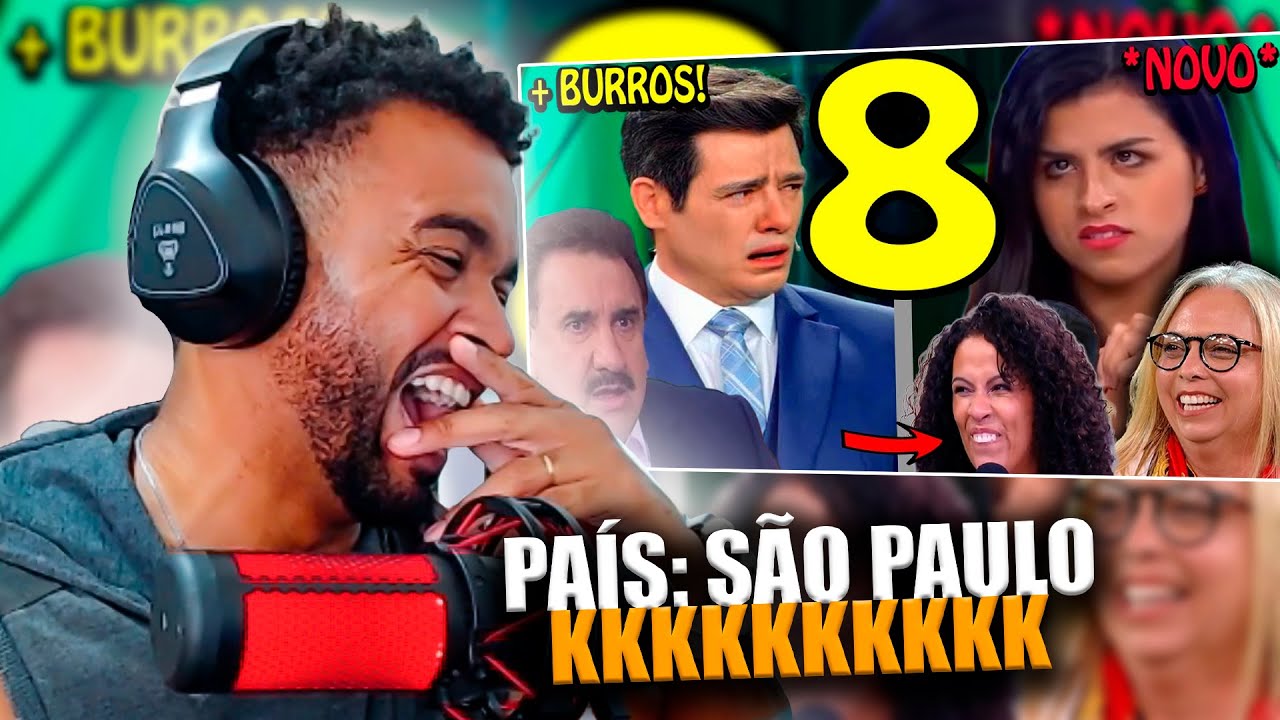🔴 As Pessoas mais Burras do Planeta 8.  As Maiores Burrices na TV PARTE 8 @FaladeTudo #react