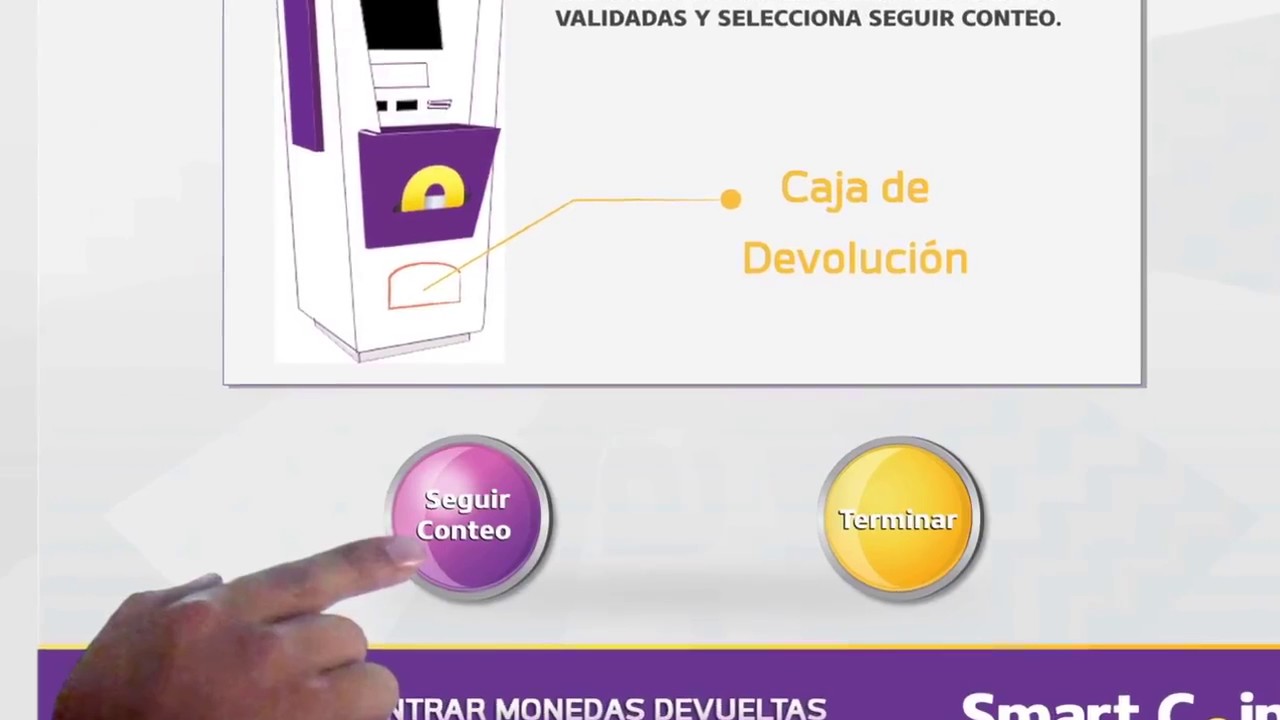 Cambia tus monedas en segundos con Smart Coin sin contarlas, clasificarlas y sin filas