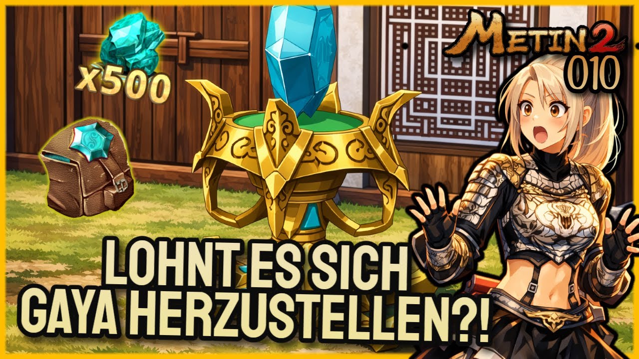 Metin2 Tigerghost 🦁 Lv. 42 Mentalo Projekt [ #010 ] 🦁 Lohnt es sich Gaya herzustellen?!