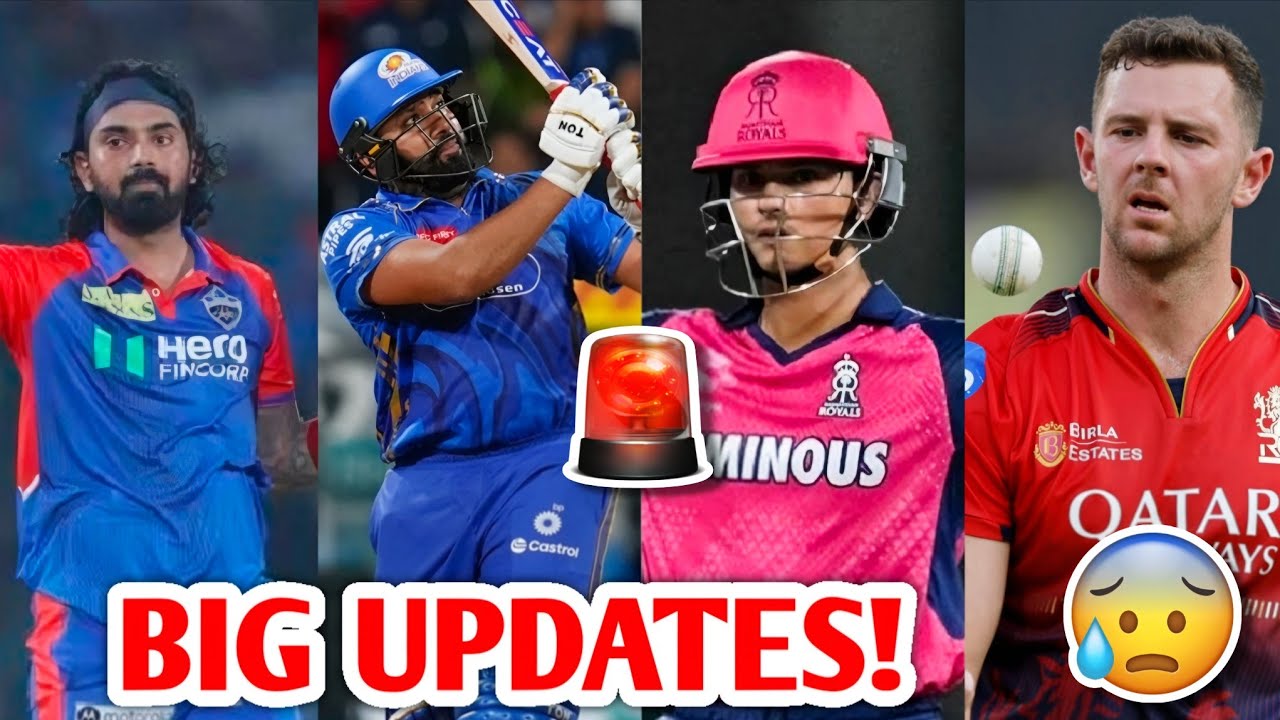 ALL BIG IPL 2026 UPDATES 🚨 Rohit, Hazlewood, KKR Captain, KL Rahul, RR | IPL 2026 Cricket News Facts