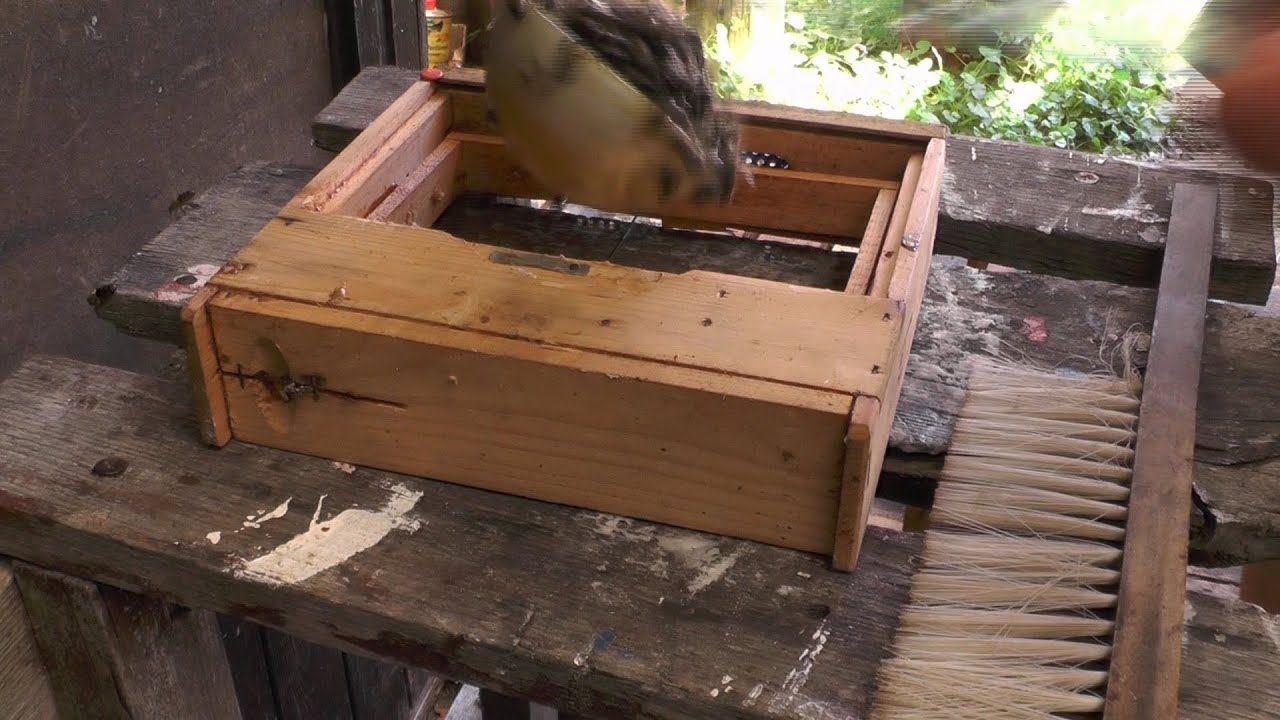Weiselzucht Teil 6  EWK (Einwabenk&auml;stchen bef&uuml;llen)