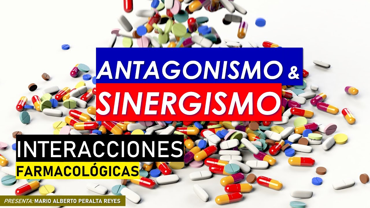 Antagonismo & Sinergismo Farmacológico | Interacciones | Curso Completo