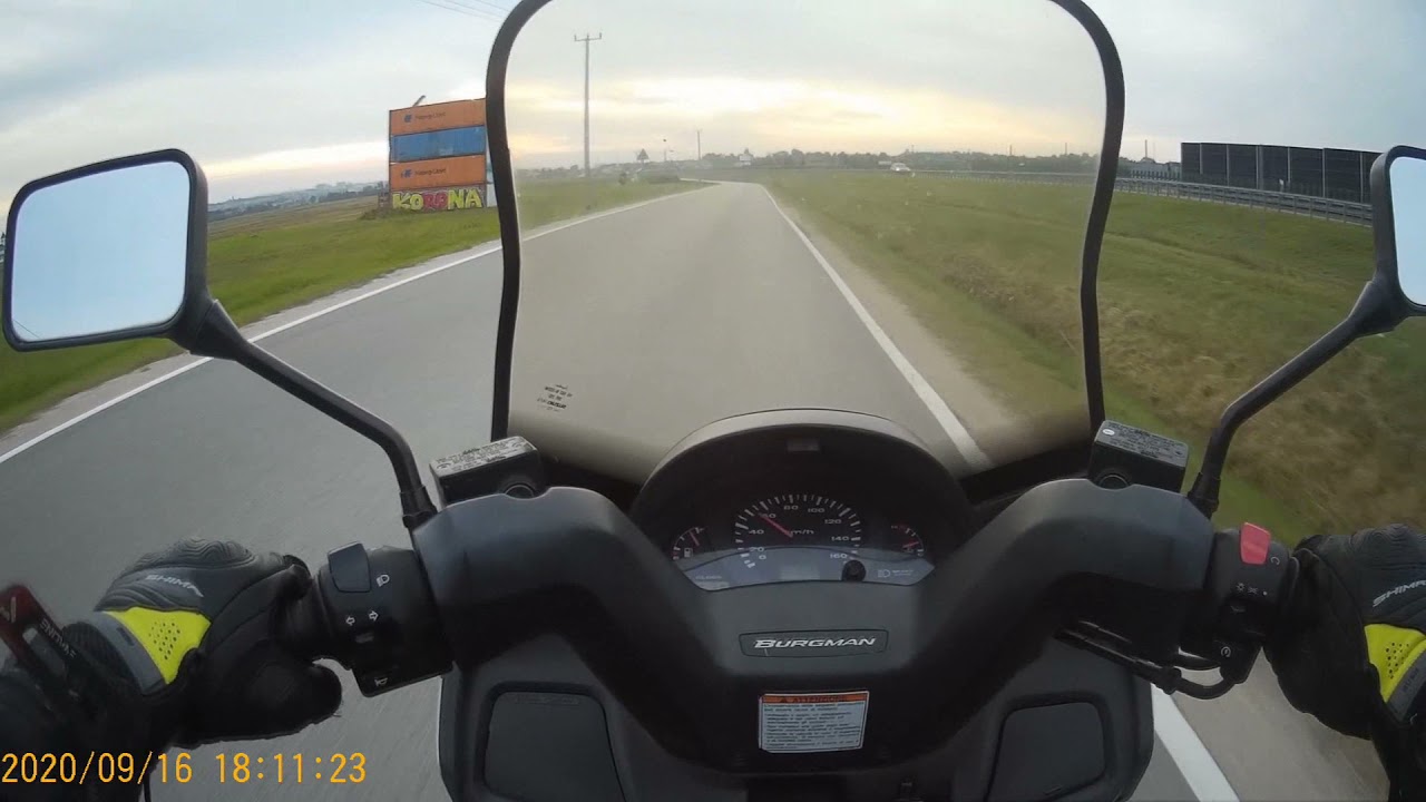 Suzuki Burgman 400 K2 2001 przyspieszenie 0-100