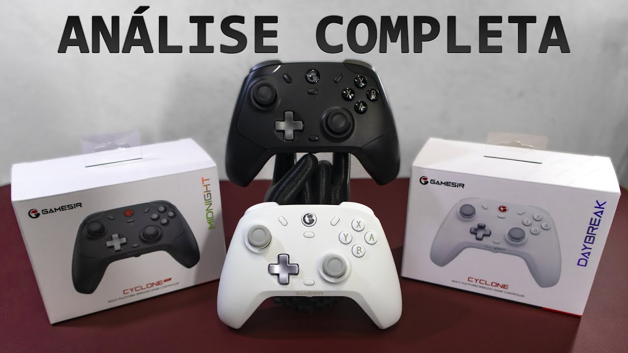 GAMESIR T4 CYCLONE e T4 CYCLONE PRO - Gatilhos e analógicos de HALL EFFECTS - Análise completa
