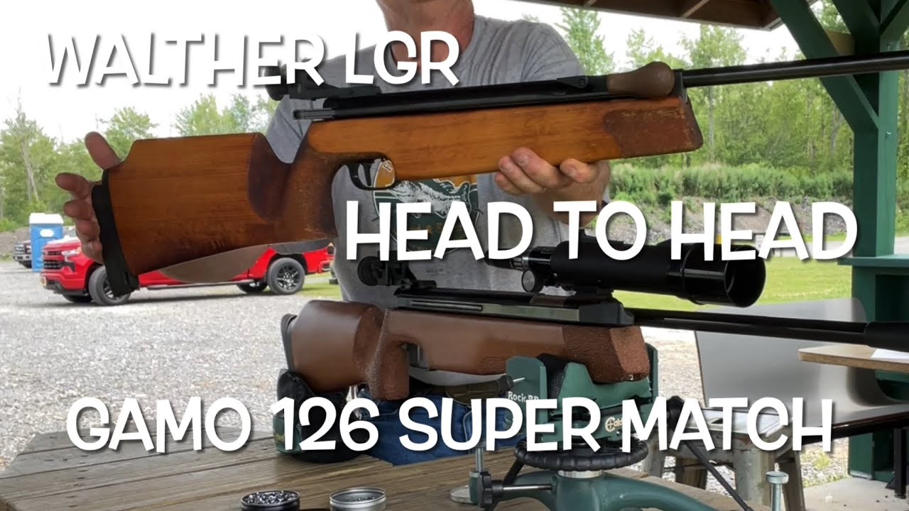 Head to head challenge Walther LGR vs Gamo 126 Super Match at 25 yds the rivalry continues!
