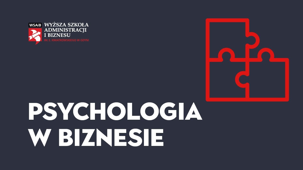 Studia podyplomowe: Psychologia w biznesie