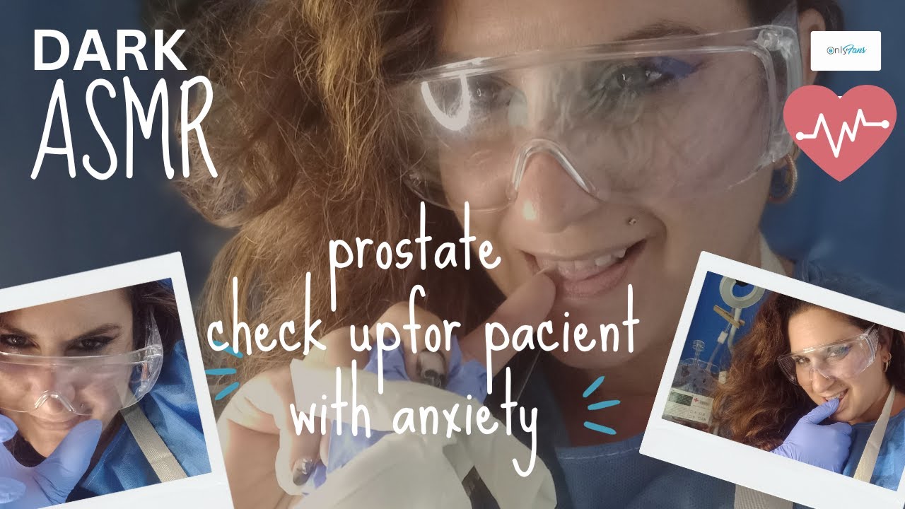 ASMR-обследование простаты для мужчин с тревогой. Нежный хирург заботится о вас полностью.