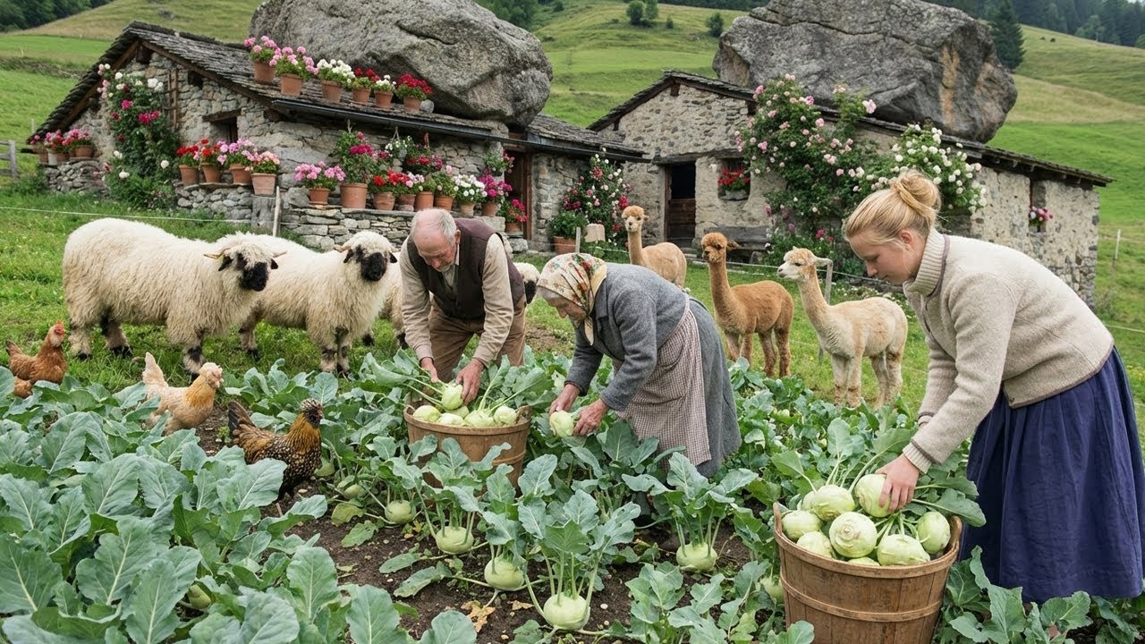 Life in the countryside garden - This is a great way to grow and harvest kohlrabi - Farm fresh