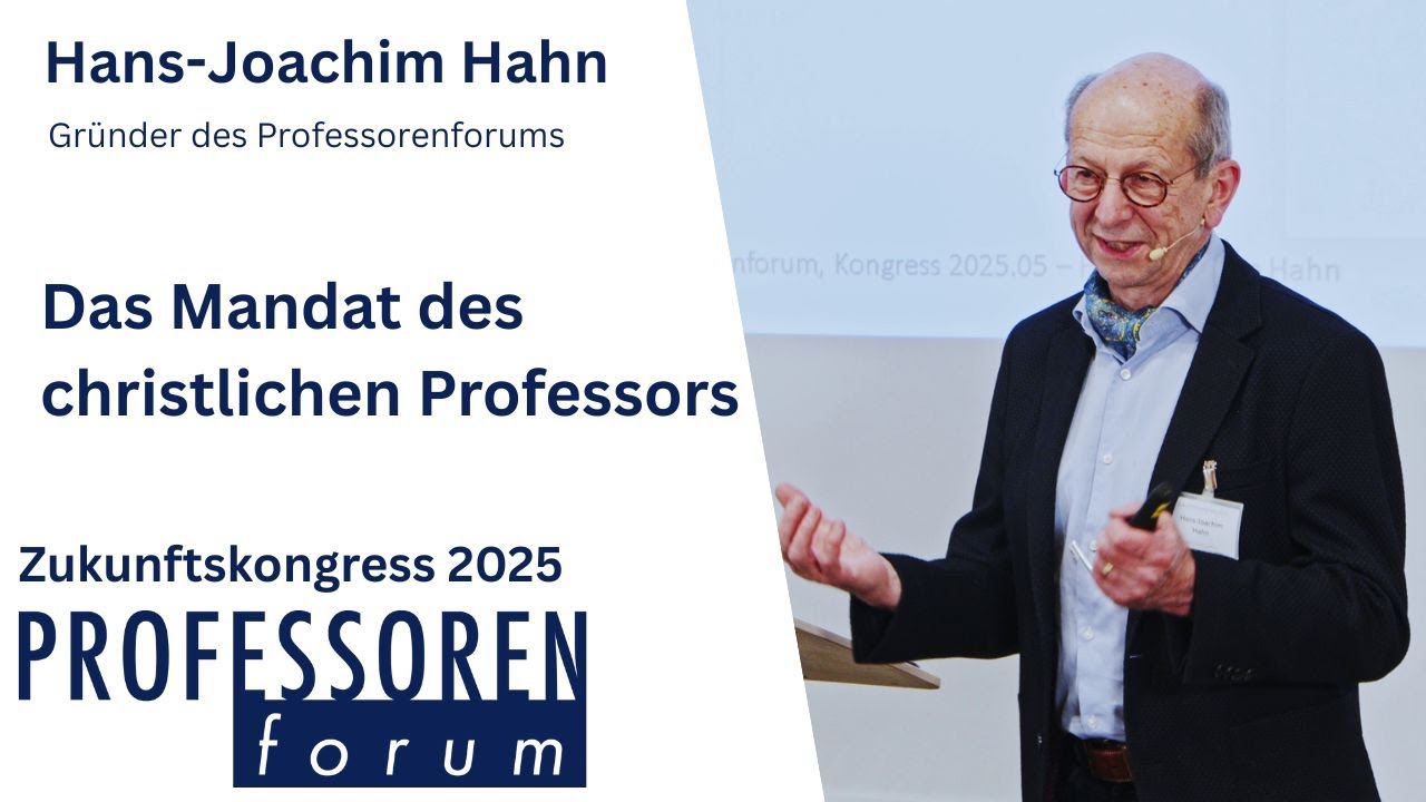 Hans-Joachim Hahn - Das Mandat des christlichen Professors