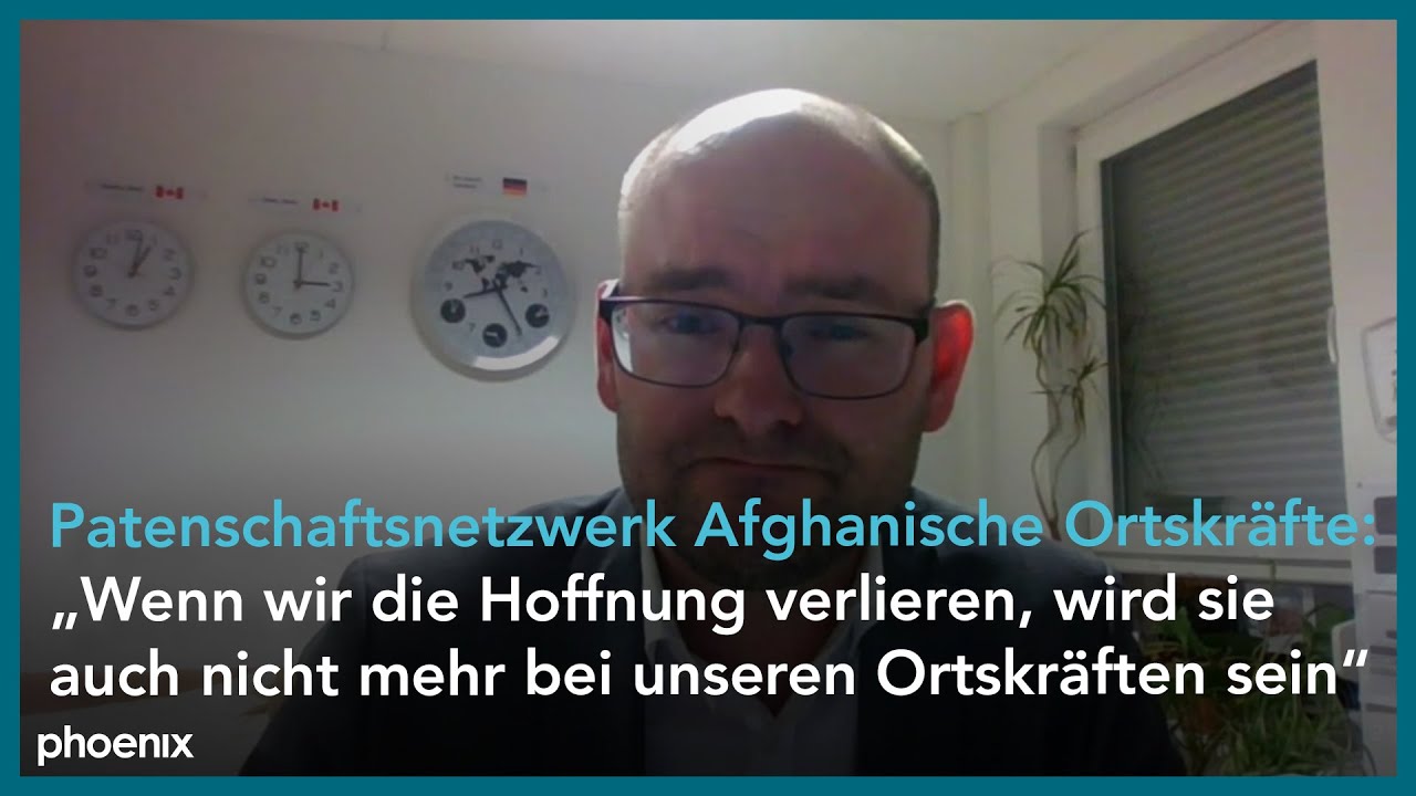 Schaltgespr&auml;ch mit Lucas Wehner (Patenschaftsnetzwerk Afghanische Ortskr&auml;fte) am 21.09.21