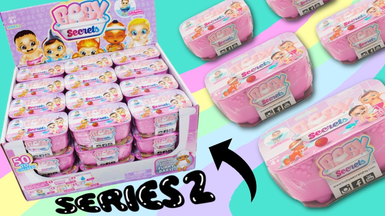 Подгузники Baby Secrets Series 2, полный комплект, для определения пола ребенка, с возможностью с...