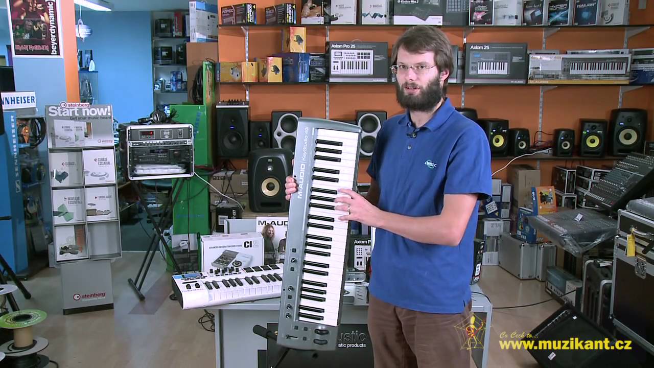 www.muzikant.cz test M-AUDIO KeyStudio 49i