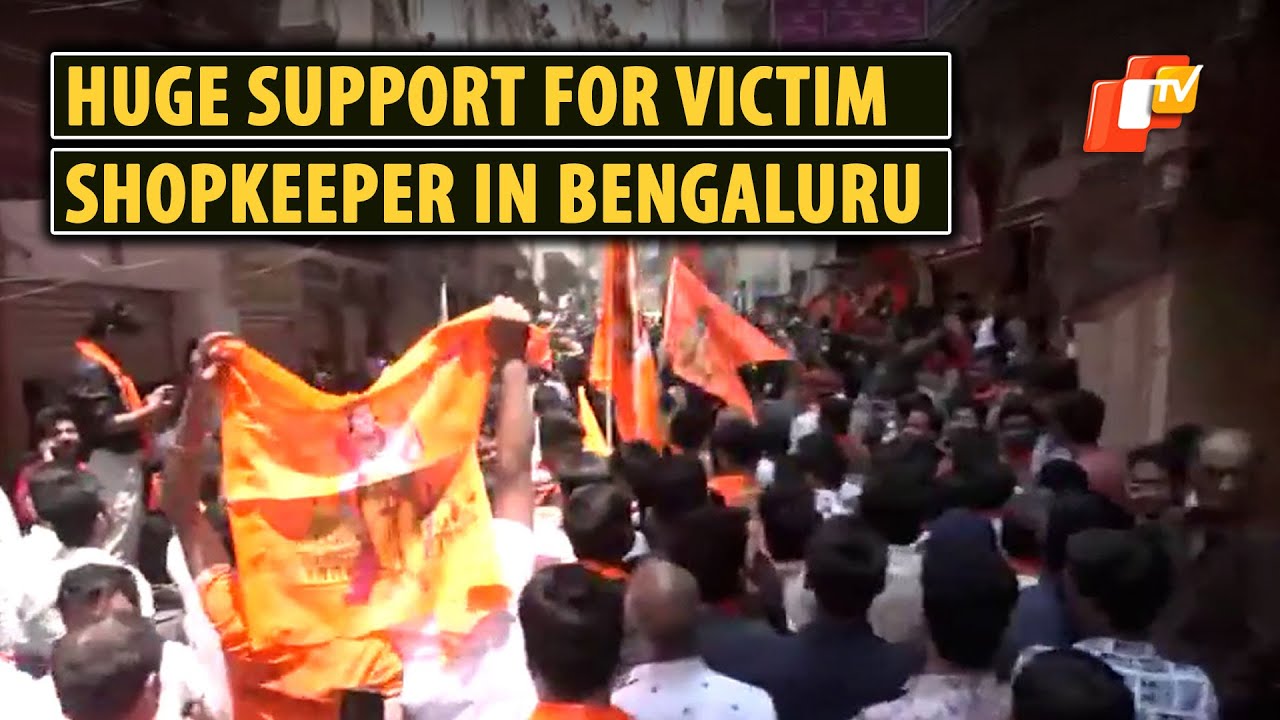 Day After Shopkeeper Thrashed In Bengaluru, Jai Shri Ram Chants Erupt In Support Of Victim