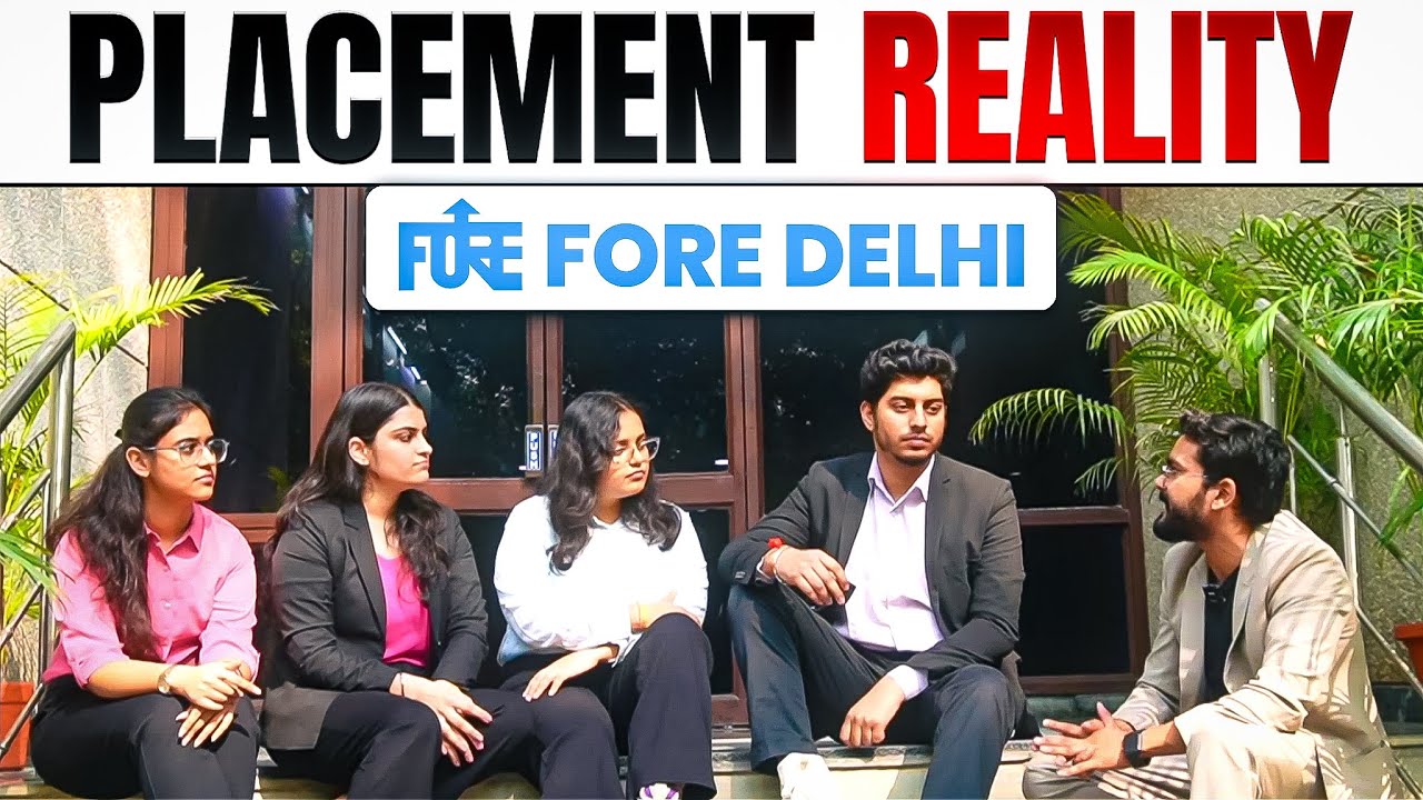 FORE School of Management Placement Reality | FORE DELHI MBA | Students Discuss Roles and Companies