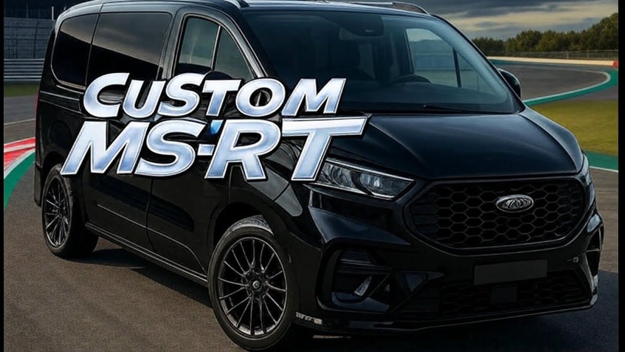 Ford Transit Custom Double Cab DCIV MS-RT Black 🔥