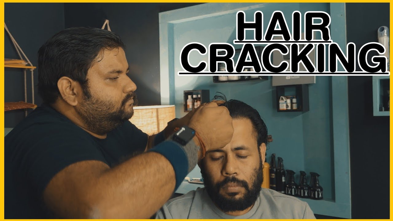 Intense Hair Cracking Head Massage | Skin Crackings by SHAMBOO💈#asmr