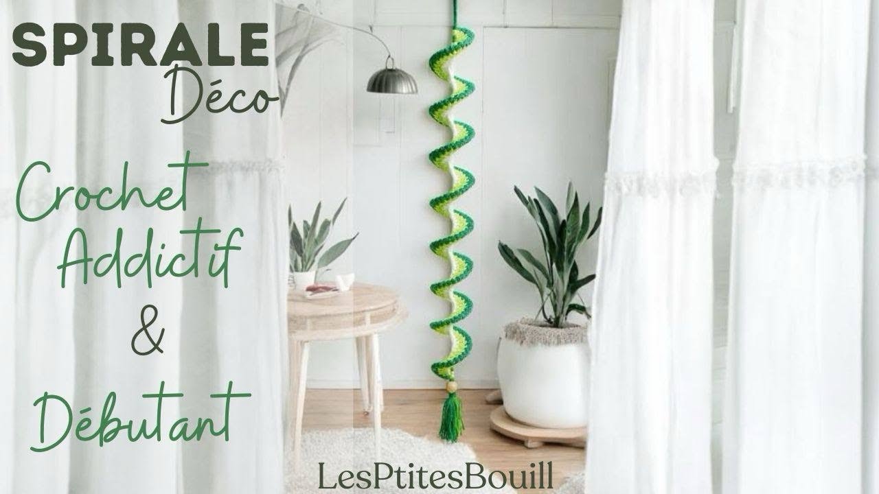 SPIRALE DU VENT au crochet #loupassion #crochet #crochetdebutant #handmade #diy #tuto #tutorial