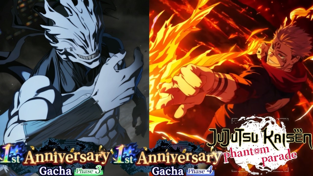 Jujutsu Kaisen Phantom Parade - 1st Anniversary Gacha Phase 3 + 4 Banner Summons