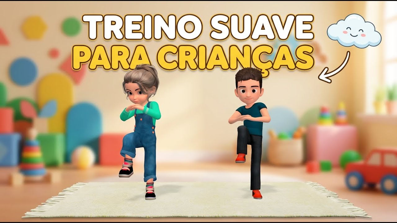 Treino Suave Para Crianças: Construa Resistência, Proteja Articulações (20 Min)