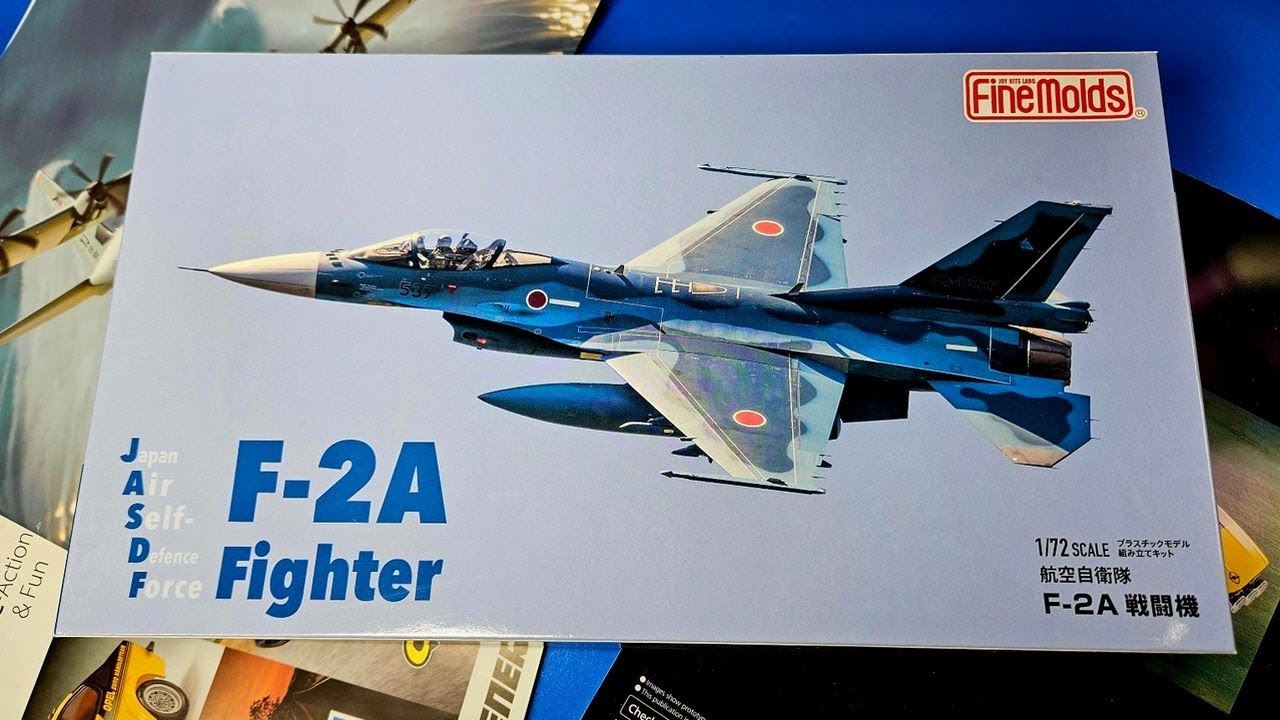1/72 F-2A JASDF Fighter Fine Molds Review