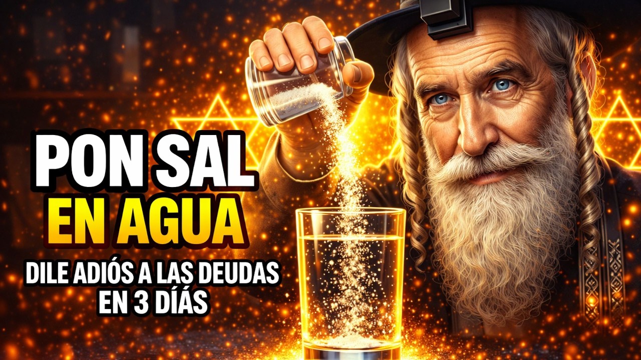 HAZLO Esta NOCHE El RITUAL Judío Del VASO Con SAL Que ATRAE Dinero En 3 Días