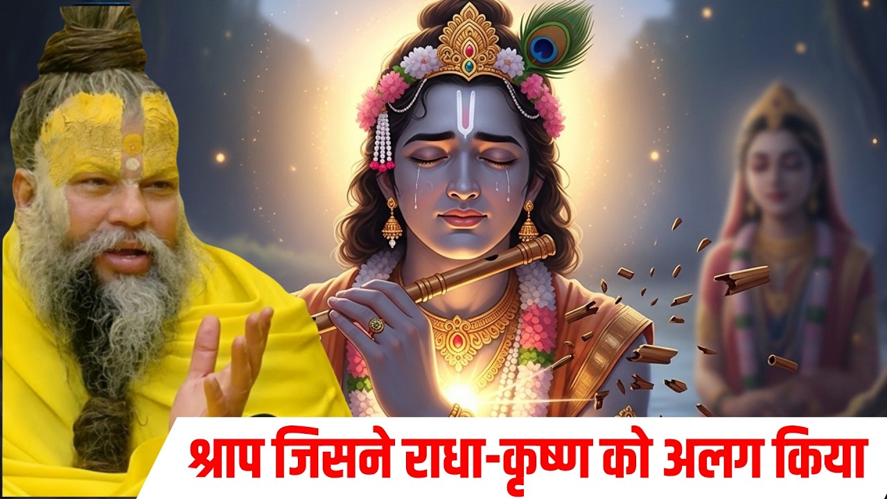 राधा-कृष्ण का अमर प्रेम: 100 साल के विरह का वो 'श्राप' जिसने तोड़ दिया गोलोक! Premanand Ji Maharaj