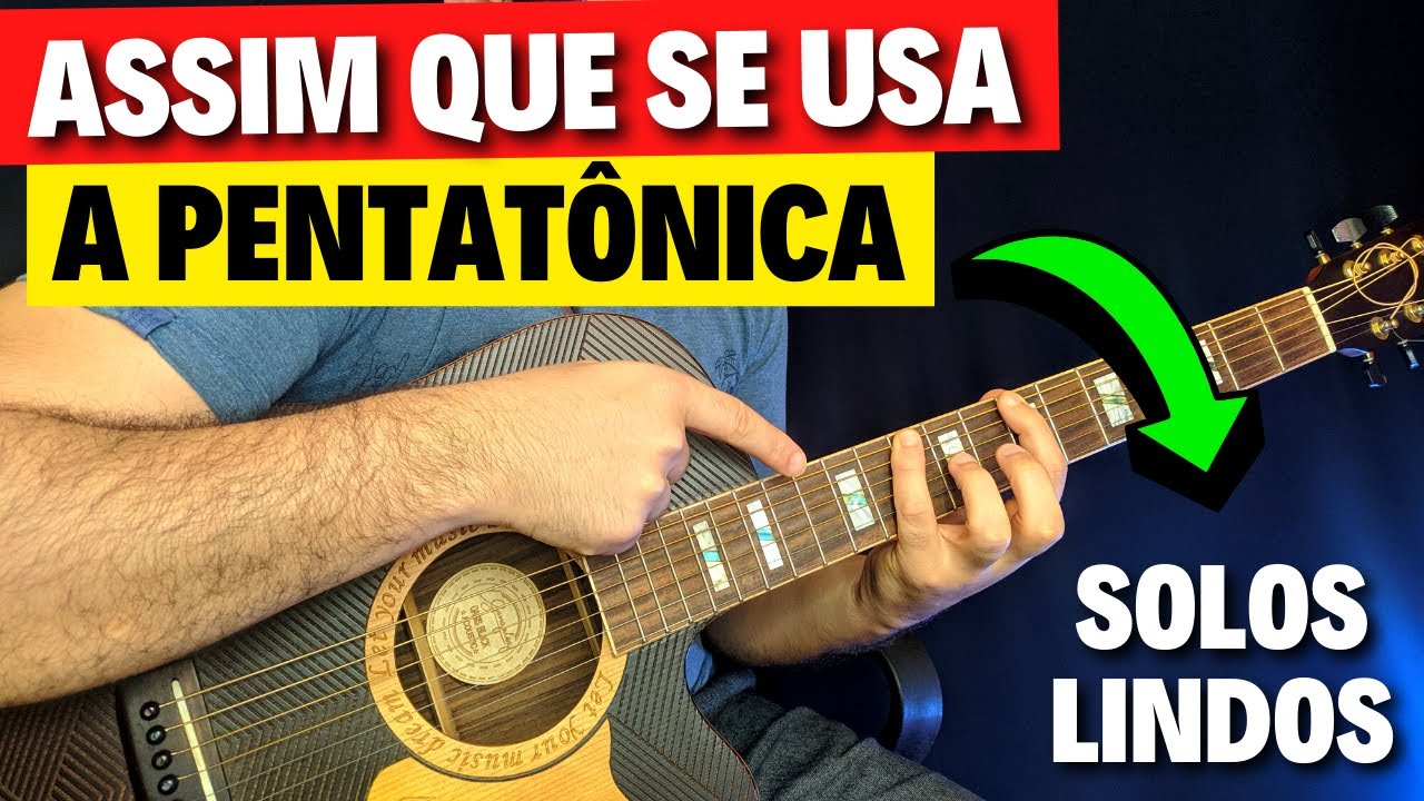 Padrão melódico INSANO na pentatônica | APLIQUE nos seus solos AGORA | Aula de violão