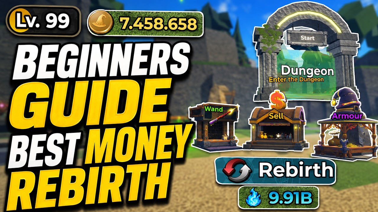 MAGIC LOOT BEGINNERS GUIDE (BEST MONEY & PROGRESSION TIPS, REBIRTH) Roblox
