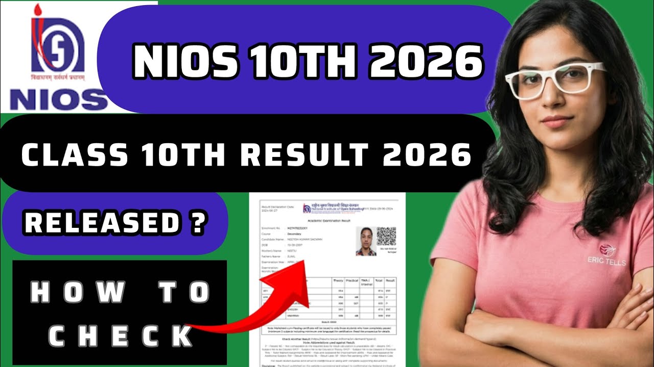 nios 10th result 2026 | nios class 10 result 2026