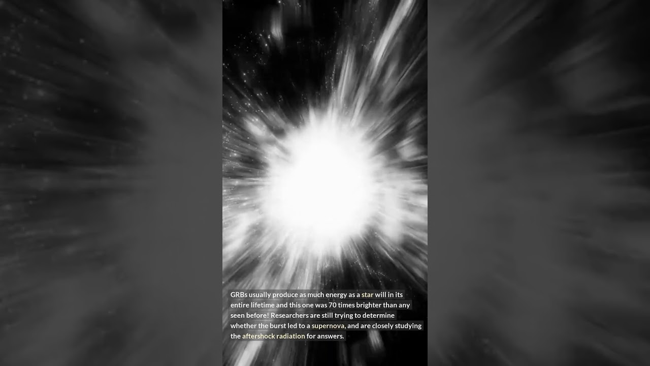 Super Bright Cosmic Explosion Last Year