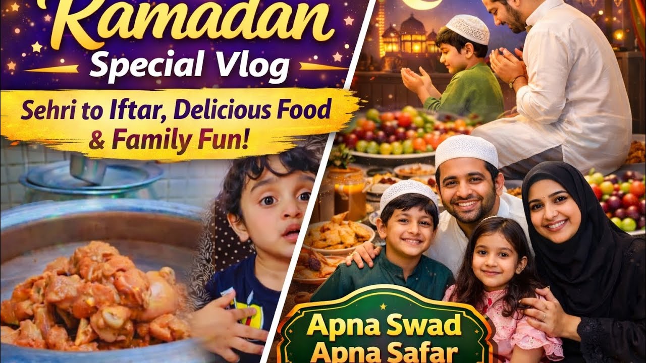 Ramadan Special Vlog 🌙 | Sehri, Iftar & Family Fun | Full Day in Ramadan #ramadan #vlog #dailyvlog 
