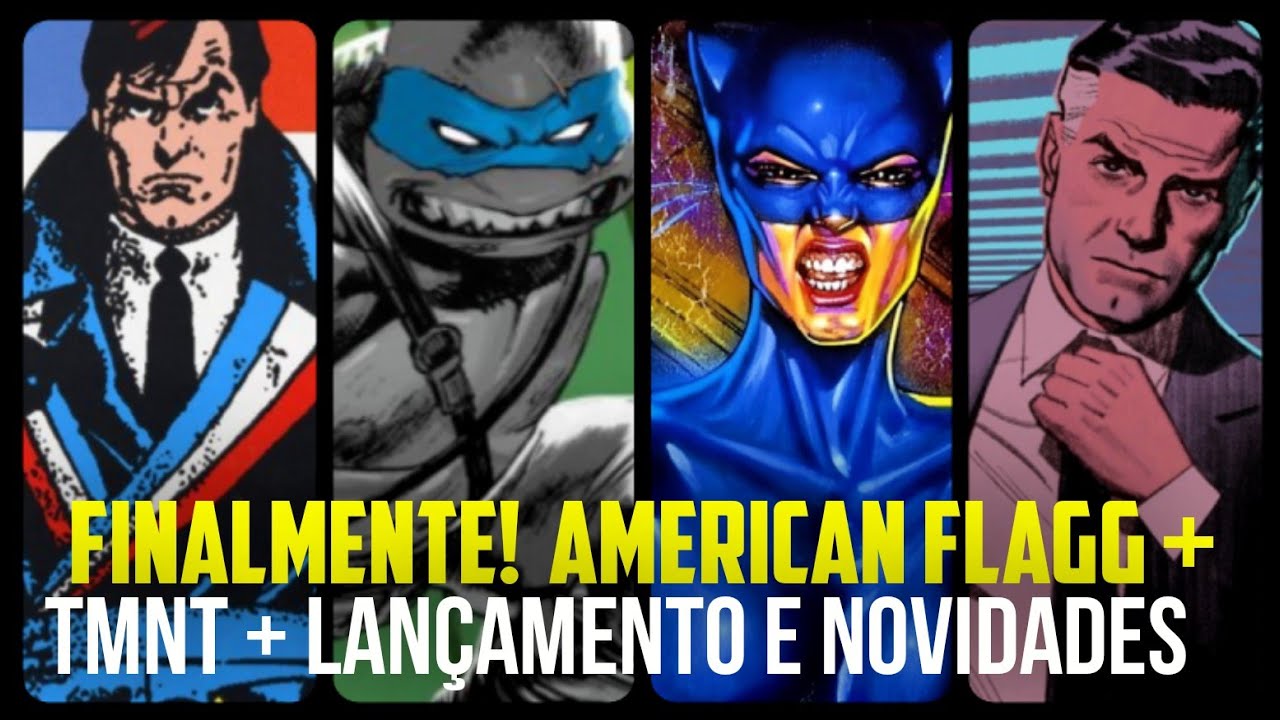 BOMBA ! AMERICAN FLAGG COMPLETA  + TARTARUGAS NINJA + BATMAN E MAIS