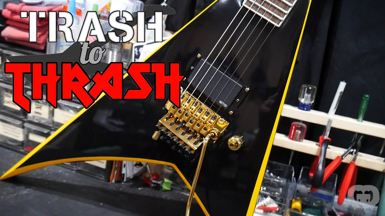 Trash to Thrash #22 – Alexi Laiho Wildchild Rhoads Rebuild (Marcel) - S2E02 (Jackson RRXMG)